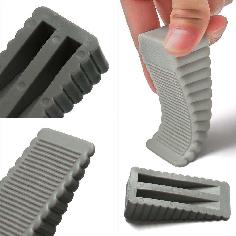 Home Non Punching Self Adhesive Floor Block Door Wedge Door Stopper Wall Protector