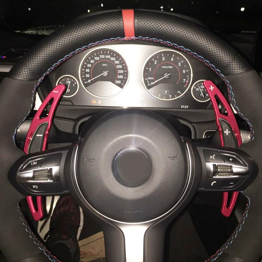 Для BMW M2 F87 M3 F80 M4 F82 M6 F06 F12 2016 2017 Накладки на подрулевые лепестки переключения передач из алюминиевого сплава 2 шт.