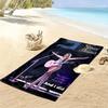 Name Custom Taylor Poster Print Beach Towel, Large Soft Quick Dry Towel for Beach Camping Swimming