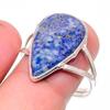Лазурит Драгоценный камень 925 Стерлинговое серебро Ювелирное кольцо Размер 11