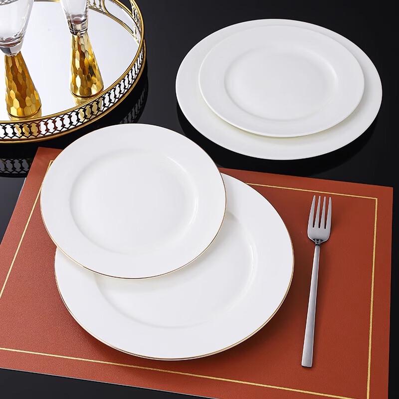 Pure White Bone China Dinner Plate