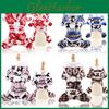 Fourlegged Autumn Elk Winter Pattern Hooded Christmas Pet Clothes Dog Supplies