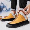 Winter Large Size Men Shoes Outdoor Snow Boots Men Plus Cashmere Warm Cotton Shoes 38-46