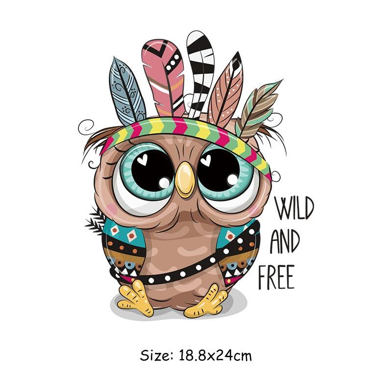 Cartoon Animal Diy Patch Iron On Clothes Jeans Fashion Diy Accessory Sticker Heat Press Appliqued Thermal Patch Wolf Lions Dog