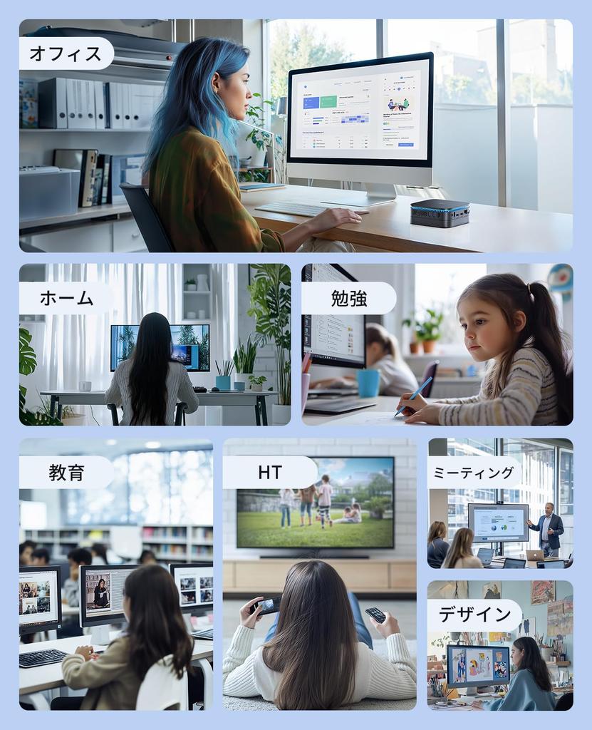 Мини-ПК N100 Мини-ПК Более стабильная работа до Малый ПК 12 ГБ LDDR5 256 ГБ SSD 2 ТБ расширяемый Мини-ПК 4K Тихий Высокая скорость рассеивания тепла 2024 новейший