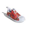 Детские кроссовки LEGO x adidas Superstar 360 J с принтом по всей поверхности, красные/облачно-белые GX3286