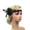 Повязки на голову с перьями Женские повязки на голову с пайетками Головной убор Фестивальный головной убор Реквизит