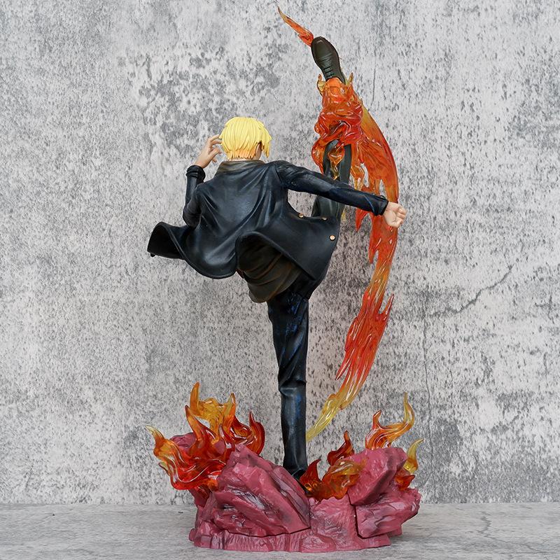 34 см Аниме Фигурка One Piece Дьявольские Ноги Санджи Фигурки ПВХ GK Статуя Фигурка Действия Модель Статуя Коллекция Украшение Игрушки Подарок