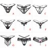 Hot Young Girls Thong Embroidery Lace Hollow Massage Panties Underwear T-back Panties Lingerie