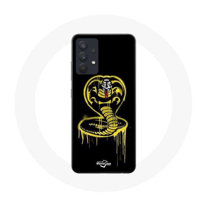 Case - MANIACASE - Samsung Galaxy A13 4G - Cobra Kai Logo - Soft Silicone - Black Yellow