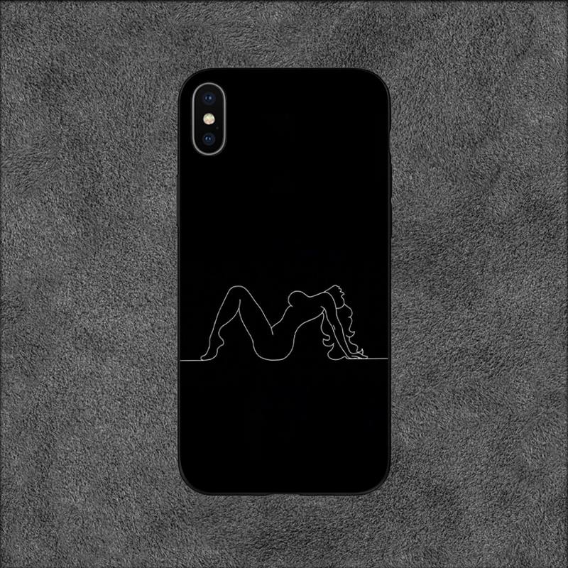 Чехол для телефона Art Simple Kiss Rose Sex Girl Body для iPhone 11 12 Mini 13 14 Pro XS Max X 8 7 6s Plus SE XR Shell