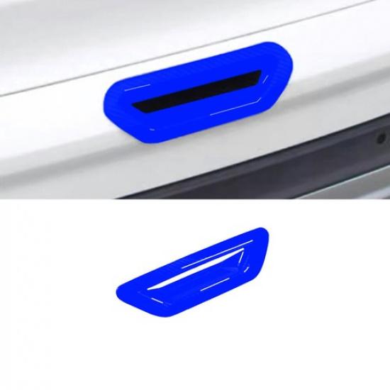 Car GL Trunk Tailgate Door Bowl Cover Trim For Ford Edge 2015- Bright Blue
