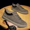 Модная мужская повседневная обувь Новые роскошные дизайнерские дышащие рабочие защитные туфли Трендовые универсальные нескользящие спортивные удобные туфли для вождения