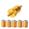 Universal 8mm CNC Aluminum Alloy Petrol Gas Filter For Mini Pocket Motorcycle Dirt Pit Bike Scoote ATV Quad Go Kart Buggy Parts