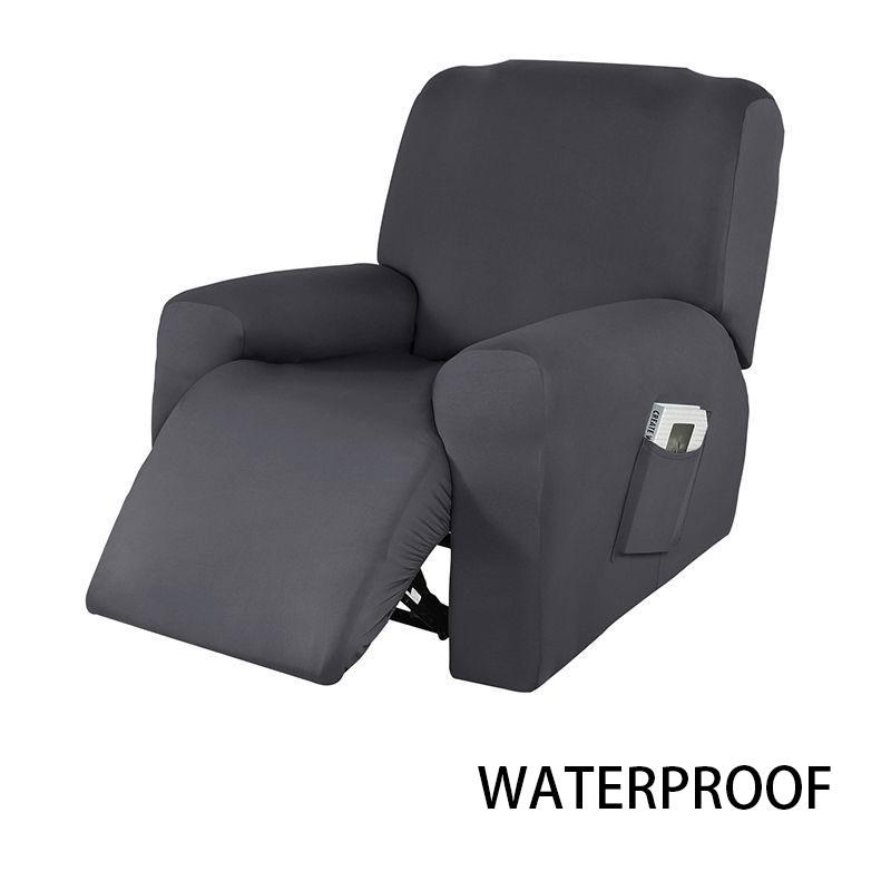 Waterproof Recliner Sofa Cover for Living Room Anti-Dust Non-Slip Stretch Reclining Chair Cover Lazy Boy Relax Armchair Slipcove