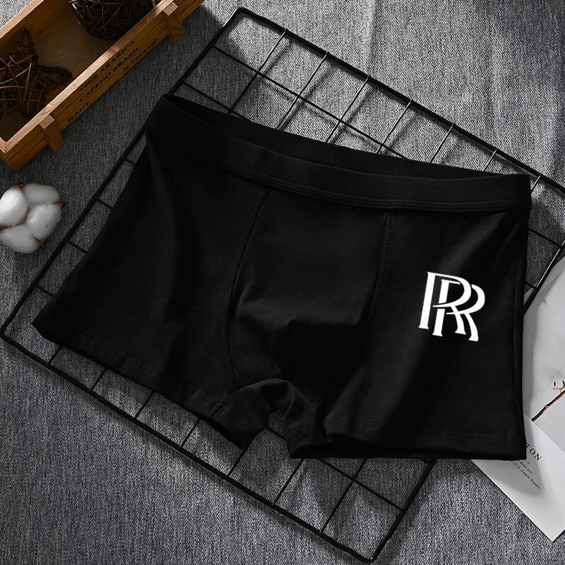 Мужские черные трусы-боксеры - Новый стиль 2025, Свободная посадка, Чистый хлопок для осени/зимы