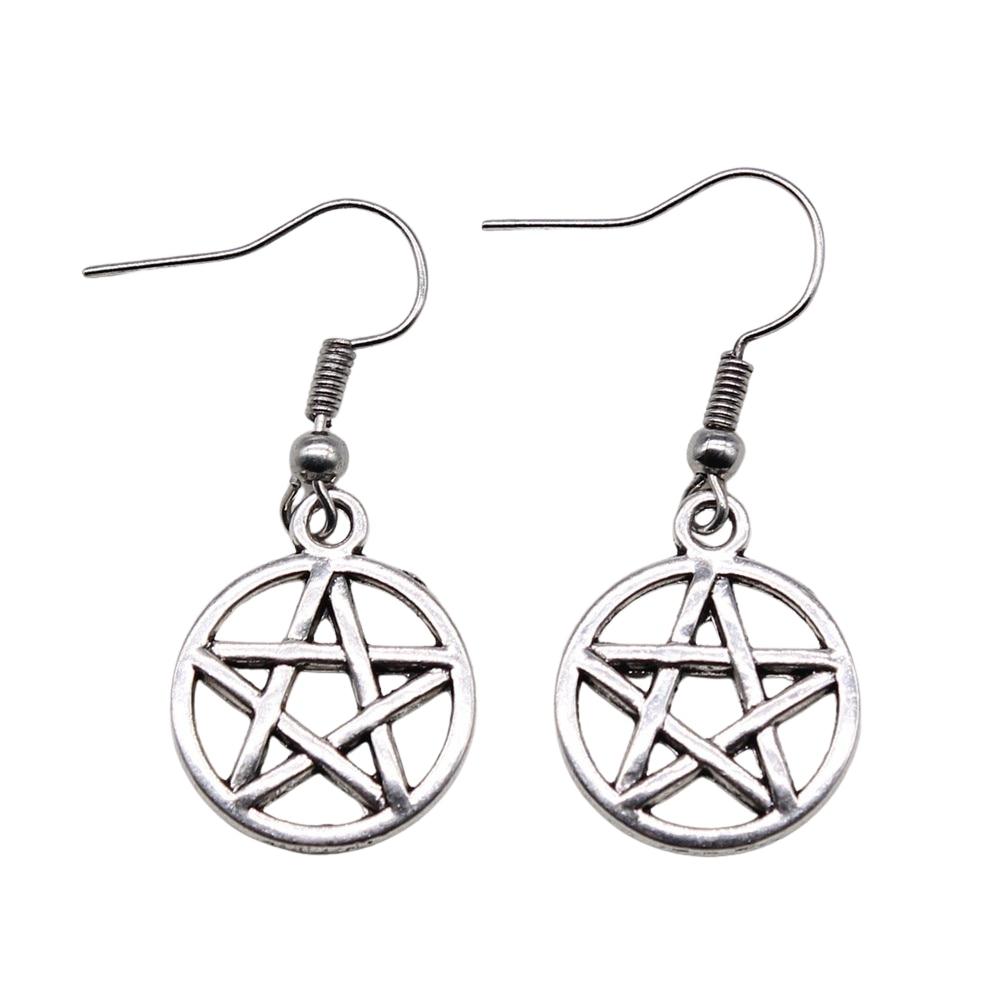 1 пара подвесок со звездами и луной для женщин, модные серьги, висячие серьги