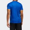 Adidas Футболка для бега с короткими рукавами 25/7, мужские топы, синяя, EI6319