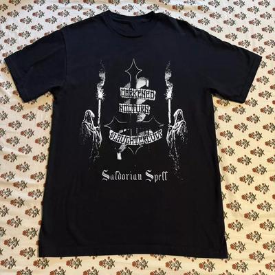 Новая Коллекция Darkened Nocturn Slaughtercult Переиздание Футболки Графическая Футболка с Коротким Рукавом Унисекс Мужчины Женщины Лето