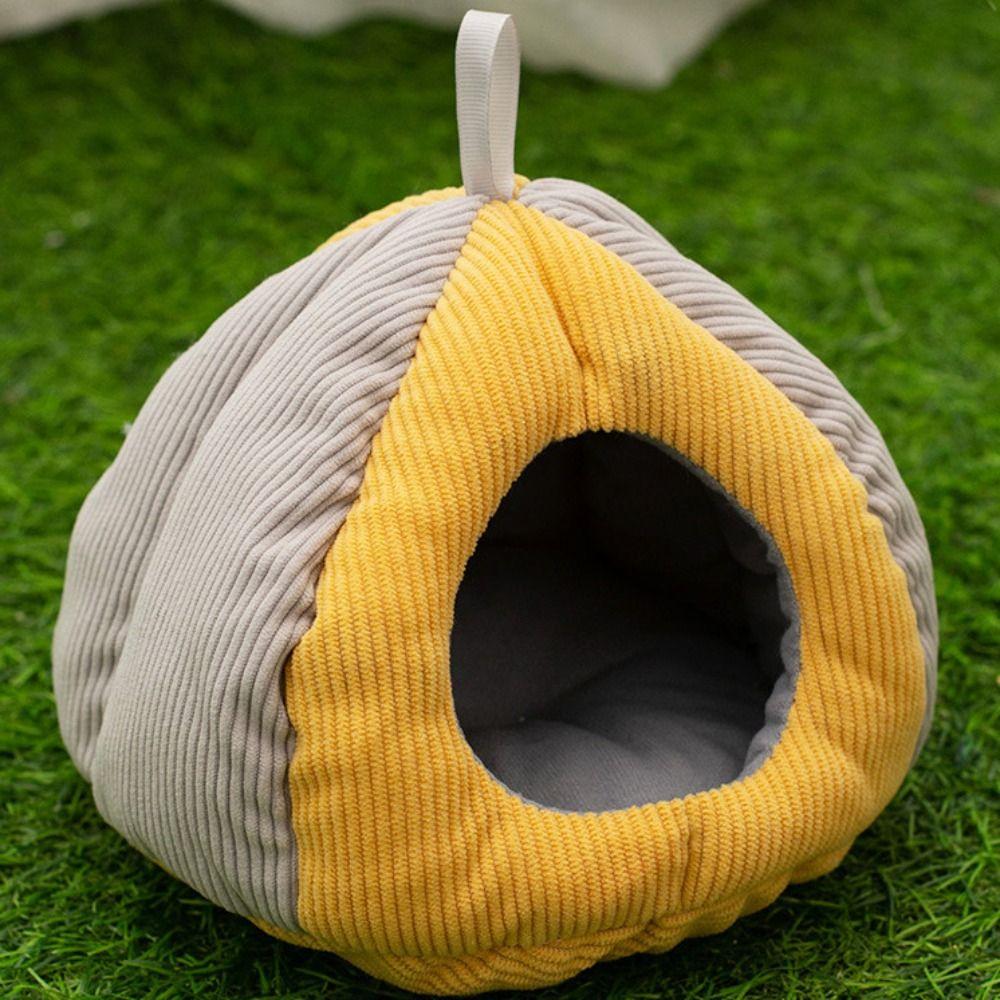 Windproof Rabbit Sleeping Nest Thickened Hamster Hammock Winter Hamster Cotton Nest  Living Room