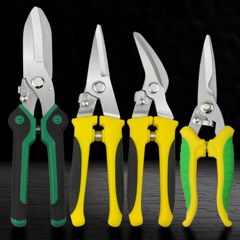 Профессиональные электрики ПВХ изолированные ножницы для проводов, острая режущая головка, для энтузиастов-самодельщиков безопасная обрезка проводов