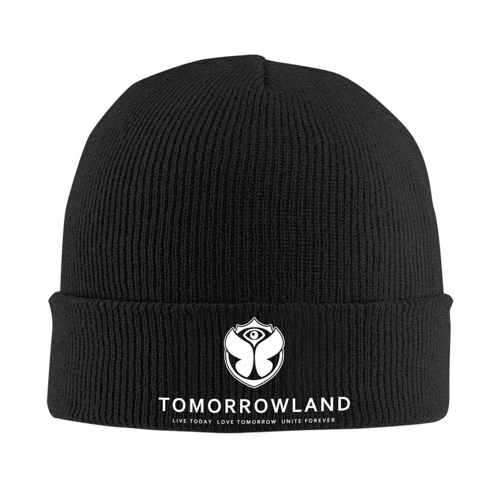 Флаг Tomorrowland Шапка-бини Крутые вязаные шапки Унисекс Взрослые Зимние теплые шапки-бини