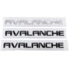 АБС для Chevrolet AVALANCHE Логотип Буквы на Автомобиль Шильдик Наклейки на Задний Багажник Значок Декор Внешнего Стайлинга Авто