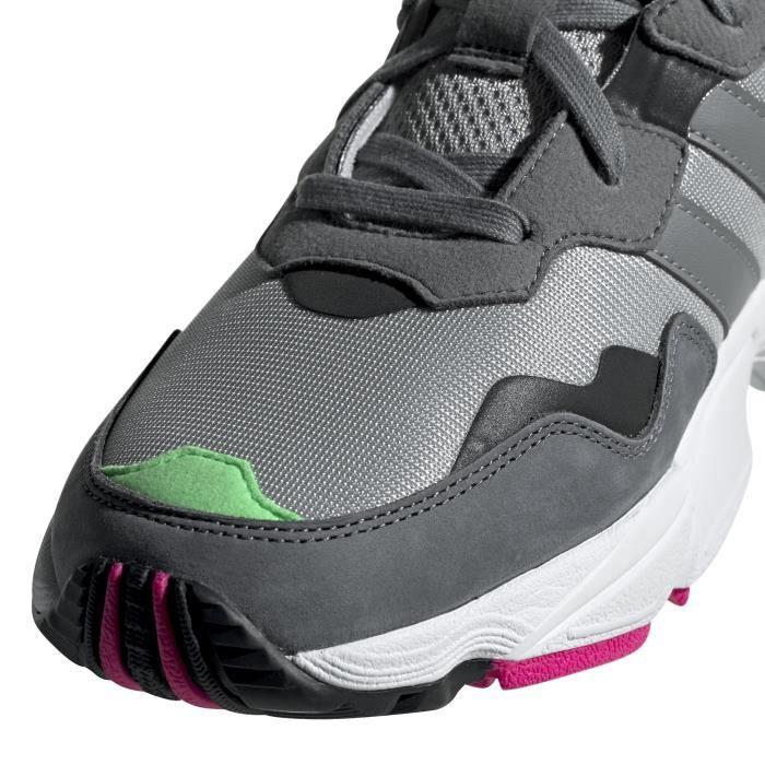 Basket Adidas Originals YUNG-96 - F35020 - Homme - Gris - Lacets - Plat