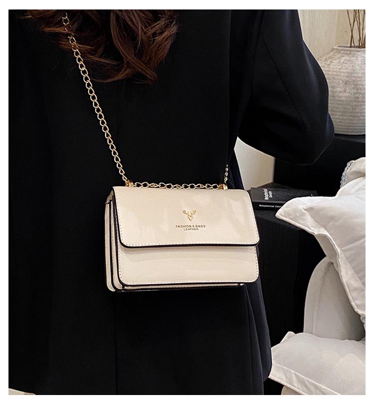 2025 Роскошная женская сумка кроссбоди: Сумка через плечо с цепочкой и головой оленя