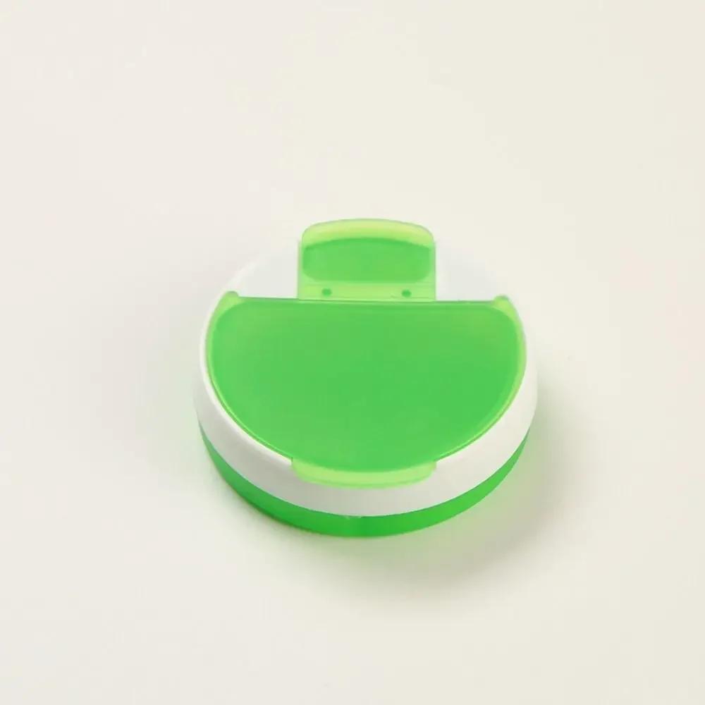 4 сетки ящики для хранения таблеток коробка круглой формы портативный органайзер для капсул и таблеток футляр для таблеток для путешествий мини-контейнер для таблеток