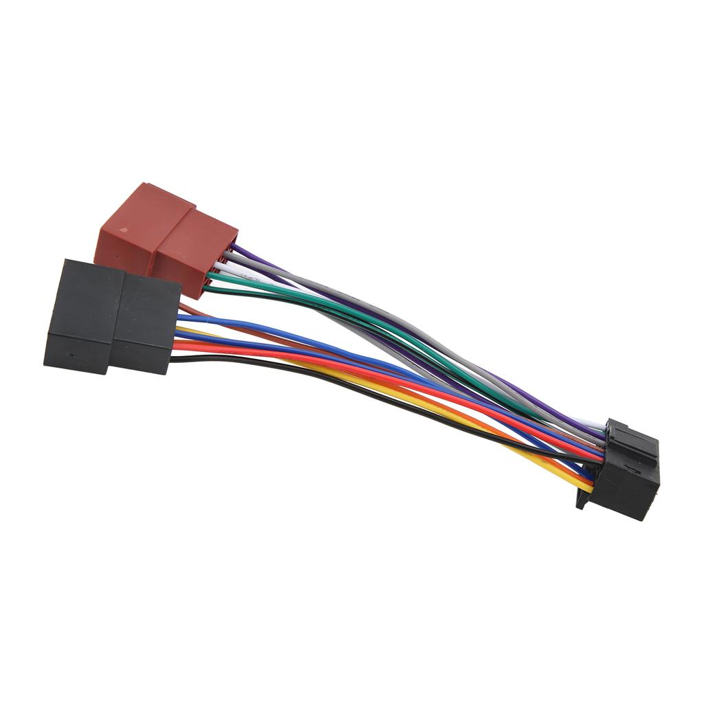 Car Audio Wire Plug Harness 16Pin ABS Plastic Replacement for Radio Receiver