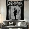 Black and white Dark Queen Pattern Home Decor Tapestry, Wall Hanging, Decorative RV Wall Cloth.ZGT0914204