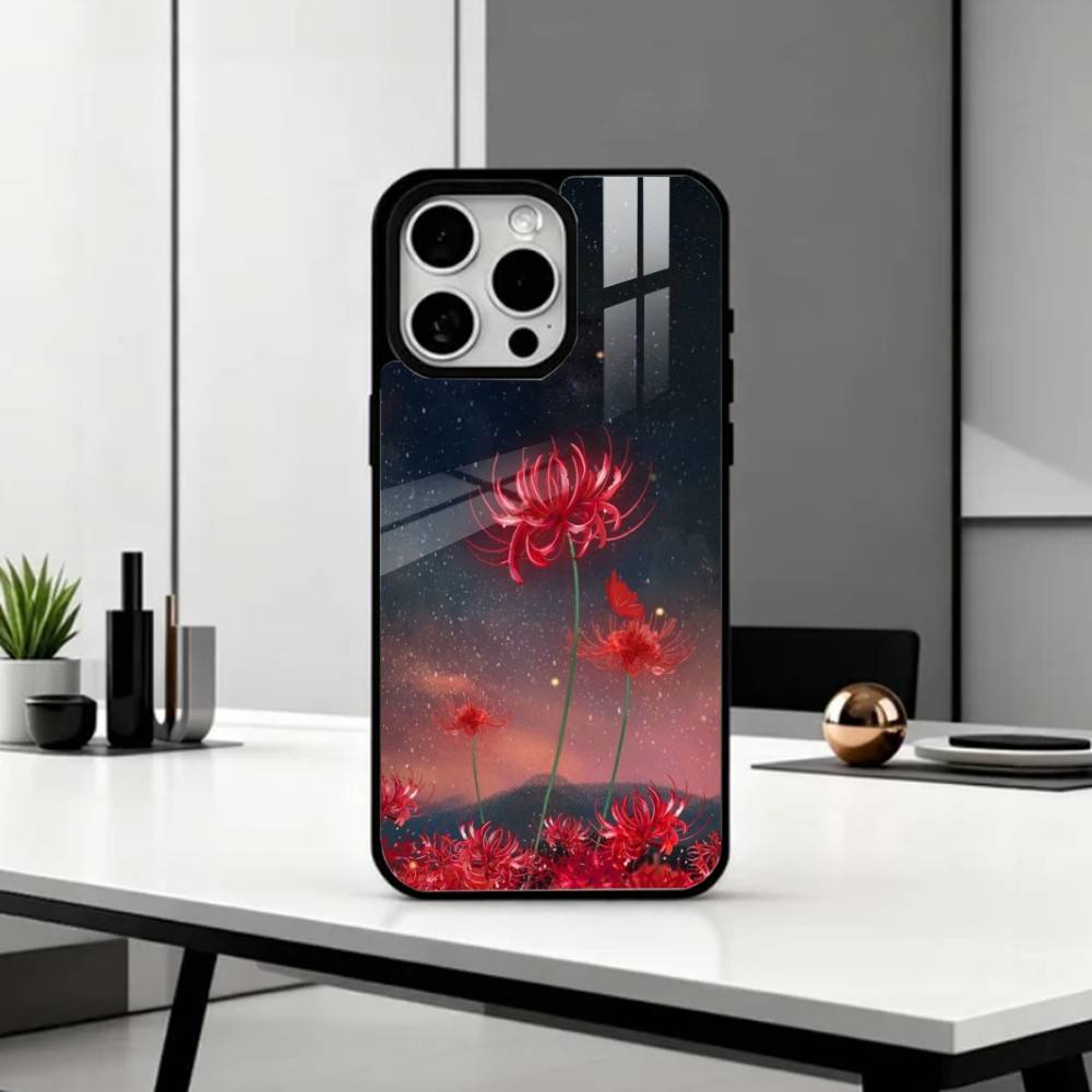 Tokyo G-Ghoul Красная Паукообразная Лилия Чехол Для Телефона Для iPhone17,16,15,14,13,12,11 Plus,Pro Max Магнитный Для Magsafe Беспроводной Зарядки