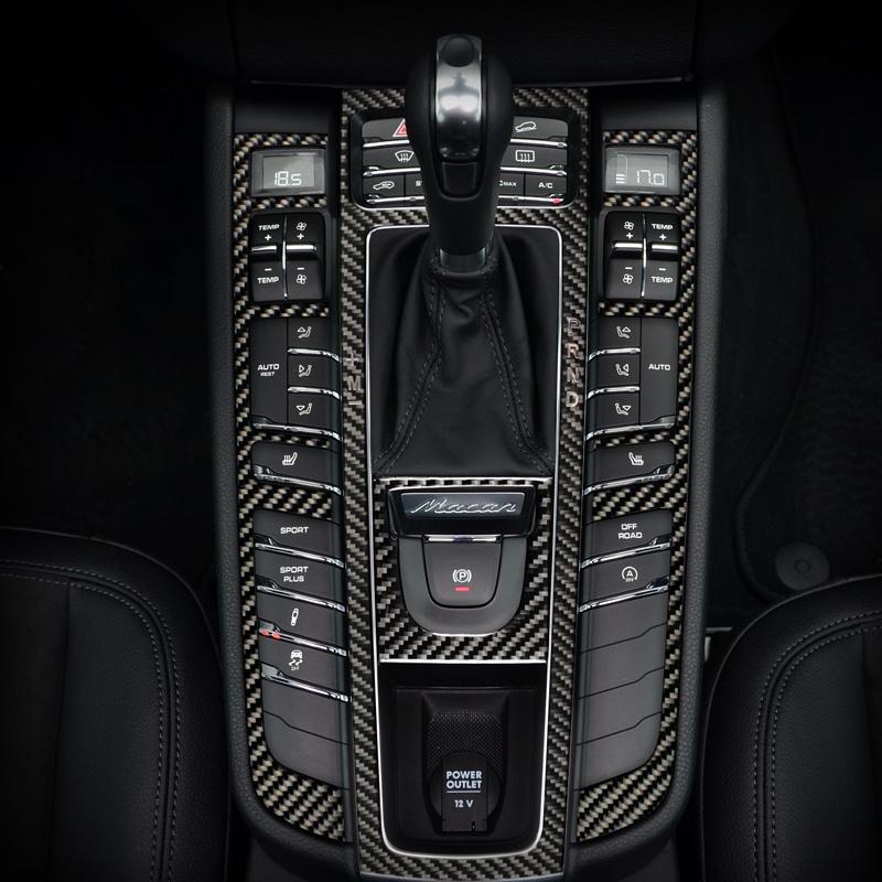 Автомобильное декоративное литье Carbon Faser Zentralen Getriebe Панель управления aufkleber Aufkleber zubehor для Porsche
