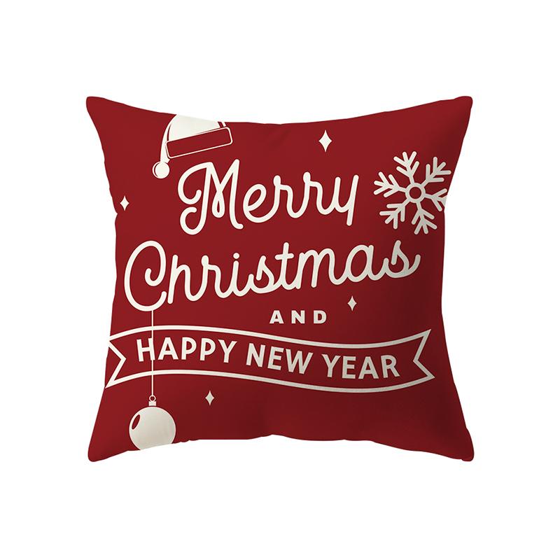 Рождественская елка, Рождественские украшения, наволочка с принтом, домашняя гостиная, украшение для дивана, полиэстеровая подушка, наволочка