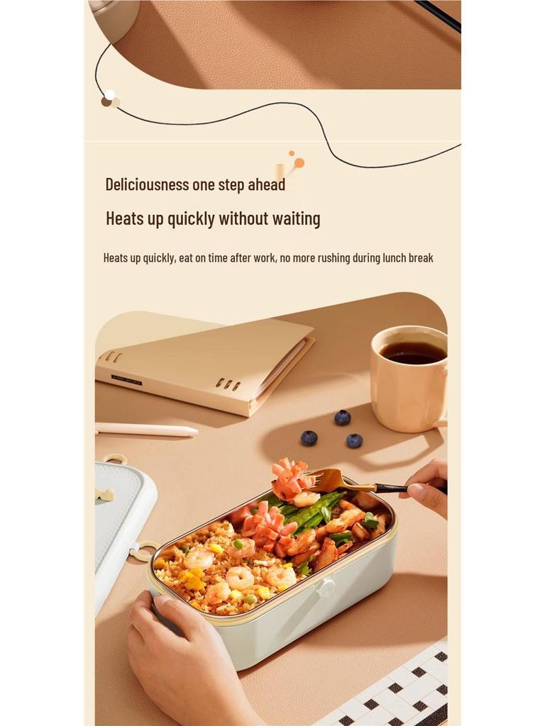 Изолированный электрический термо-ланч-бокс на одного человека