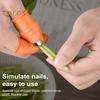 Thumb Cutter Fruit Vegetable Picking Cutter Set Silicone Finger Cots Pruning Portable Garden Tool for Strawberry Grape Branches