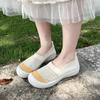 Мода 2025 Новая женская обувь Слипоны Женские балетки Модное сочетание цветов Горячая распродажа Повседневная Легкая Сетчатая Удобная Плоская Низкий каблук Zapatos