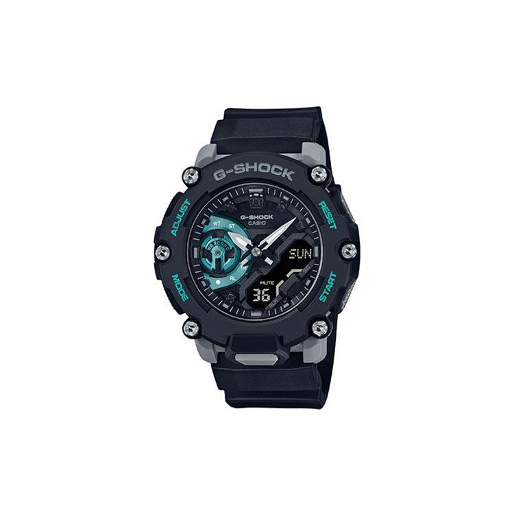 Casio Серия G-Shock Защитная конструкция с сердцевиной из углеродного волокна Для улицы Пляж Водонепроницаемый Ударопрочный 3D Кварцевый механизм Ремешок из смолы GA-2200M-1APR