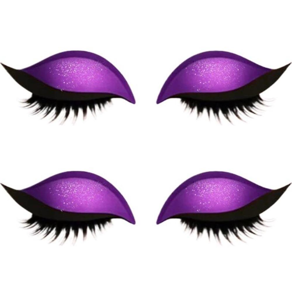 2 Pairs Self-Adhesive 3-in-1 Eye Makeup Sticker Waterproof Eyeliner Sticker  Beginner Friendly