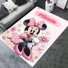 Office Carpet, Desk Mat, Gift for Home Decor, Minnie Mouse Floral Rug, Cute Cartoon Floor Covering, Soft and Warm Mat for Room, Deco