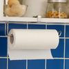 Stainless Steel Non-Perforated Paper Towel Rack Kitchen Plastic Wrap Under The Cabinet Hanging Roll Paper Storage Rack