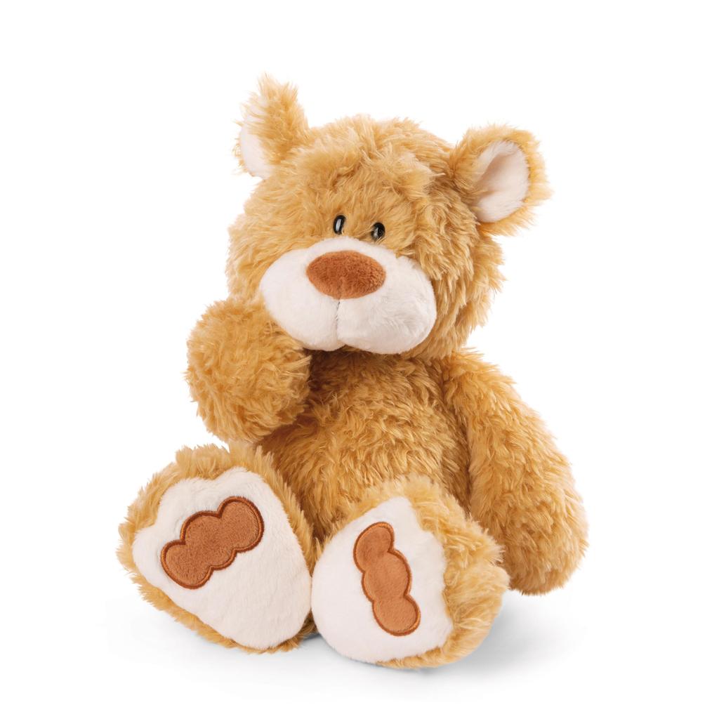 NICI Niki Plush Classic Bear 2023 Bear Milo 25cm Honey Color Brown Beige