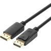 Cable Audio Vidéo Unitek DisplayPort - Displayport 1.5m Noir (Y-C607BK)