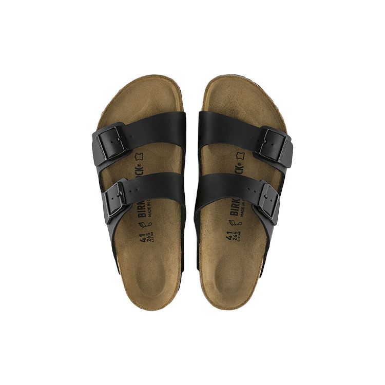 Birkenstock Аризона Удобные Пробковые Дышащие Сандалии-Шлепанцы для улицы Унисекс Сандалии Черный 51793