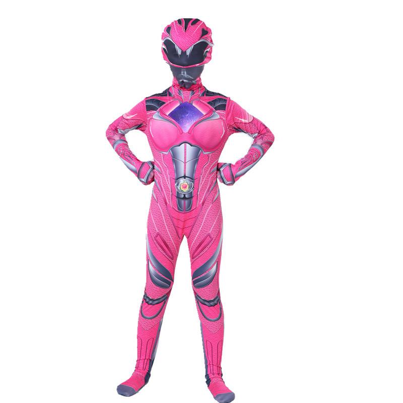 Halloween Kids Power Rangers Cosplay Bodysuit