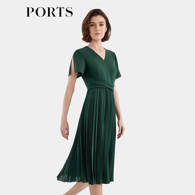 PORTS Women's ALT8D010TWP088 H-Line Knit Midi Dress