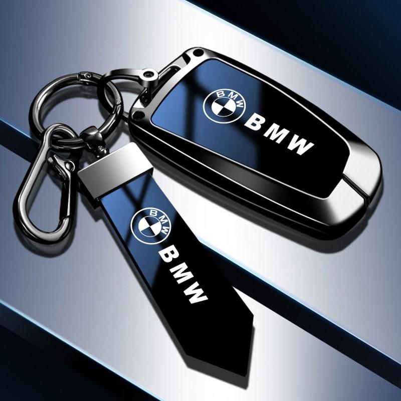 QXFA9 Alloy Car Remote Key Case Cover Protector For Bmw F20 F30 G20 f31 F34 F10 G30 F11 X3 F25 X4 I3 M3 M4 1 3 5 Series Car stickers