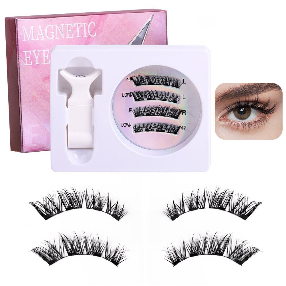 Накладные ресницы своими руками без клея L Curl Faux Mink Lashes Простые в использовании накладные ресницы кошачий глаз Инструменты для макияжа