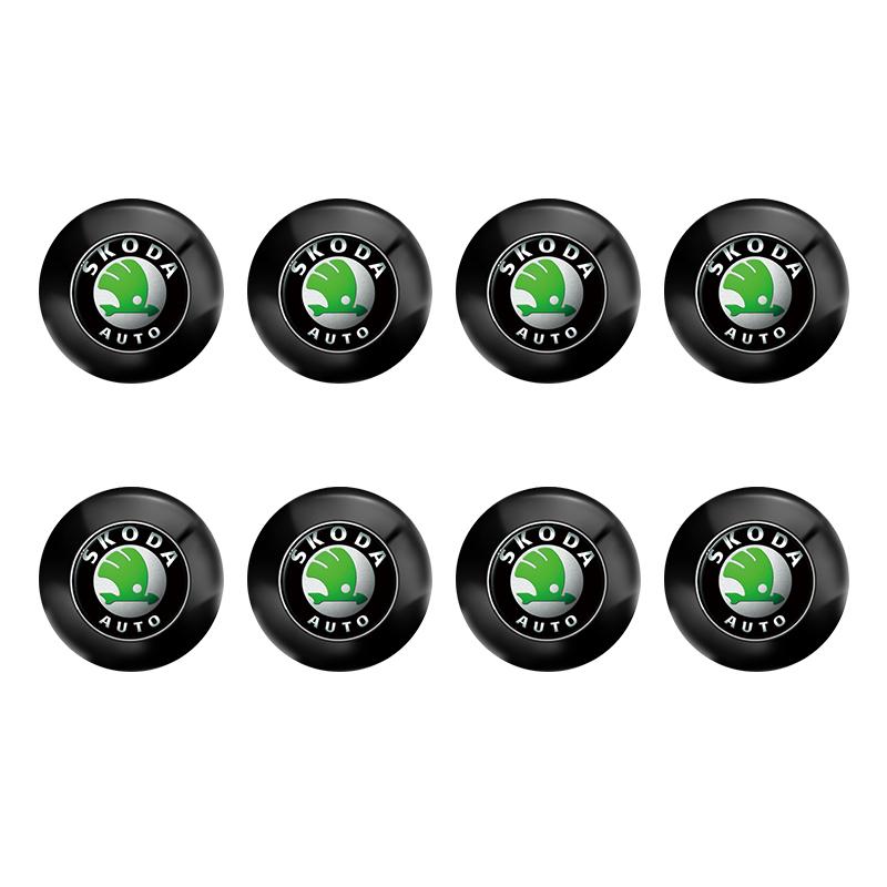 NADH5 4/8/16Pcs/lot Valve Stems & Caps,Car Door Shock Absorbing Gasket Car Trunk Sound Insulation Pad For skoda fabia superb octavia